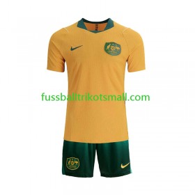 Fußballtrikots Australien World Cup Kinder 2026 Kurzarm Heimtrikotsatz kaufen